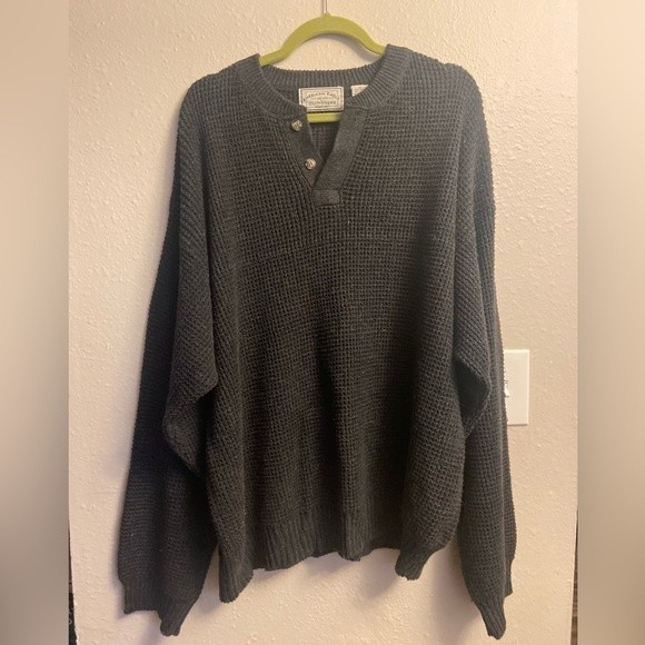 American Eagle Outfitters Other - American Eagle Dark gray knit sweater, Men’s XL